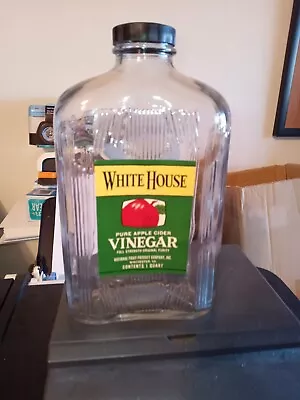 White House Vinegar Quart Vinegar Jar • $20
