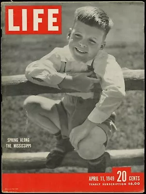 April 11 1949 Life Magazine Spring Along The Mississippi Divorce Court • $8