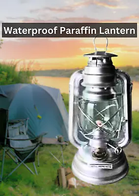 Paraffin Lantern Lamp Camping Lighting Accessories Equipment Home Decor Hanging • £8.99