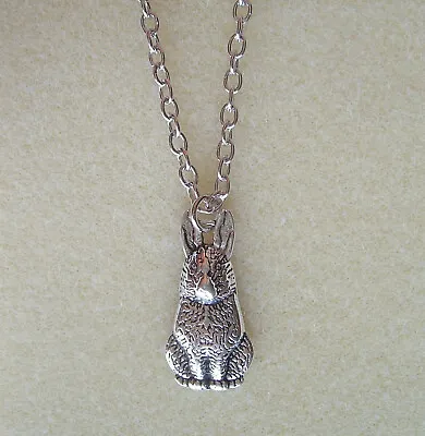 £4.45 • Buy Hare Rabbit Animal Totem Amulet Pendant 20  Chain Necklace - Wiccan Pagan Easter