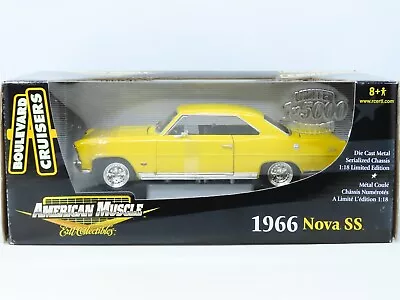 1:18 Scale Ertl American Muscle Boulevard Cruisers Die-Cast 33814 1966 Nova SS • $89.95