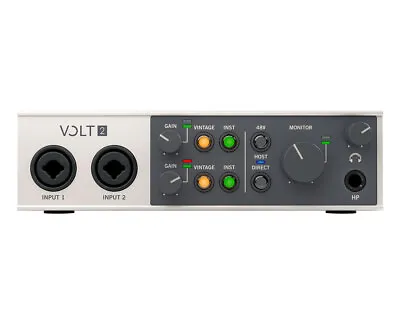Universal Audio Volt 2 2-in/2-out USB 2.0 Audio Interface W/ Built-In Mic Preamp • $165.65