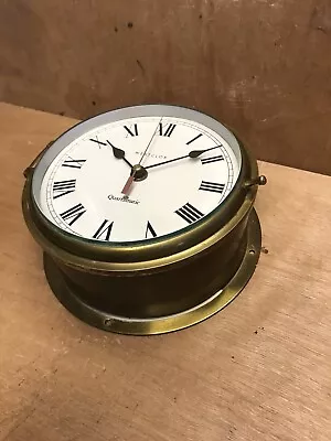 Lovely Westclox Nautical Style Wall Clock - Battery Powered- Stash Place • £45