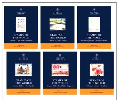 £249 • Buy Stanley Gibbons NEW 2023 Stamps Of The World - Set Of 6 Catalogues - SAVE £50