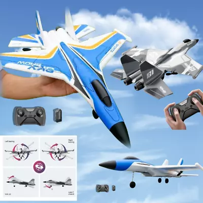 Antifall Fixed Wing Aircraft Toy Waterproof Remote Control Drone Model Airplane • $113.53