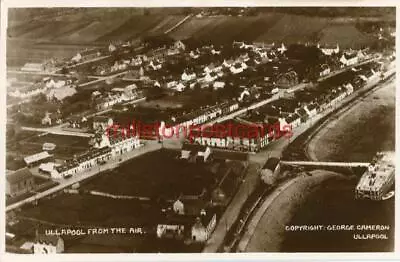 Real Photograpic Postcard Of Ullapool From The Air Cromartyshire Scotland • £8