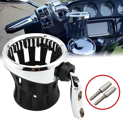 Motorcycle Handlebar Cup Holder Drink Basket Mount For Gold Wing GL1800 O7L0 • $20.89