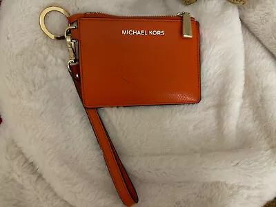 Michael Kors Orange Card Holder For Women • $30