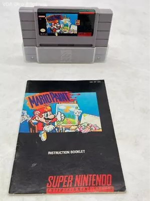 Super Nintendo SNES Mario Paint Game Cartridge + Instruction Booklet • $14.99