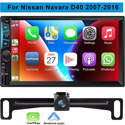 CarPlay Android Auto Car Stereo Radio MP5 Player For Nissan Navara D40 2007-2016 • $147.99