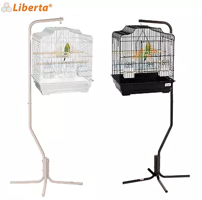 Liberta Siam Budgie Canary Finch Bird Cage With C7 Stand Black Or White • £64.99