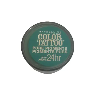Maybelline Color Tattoo Pure Pigments Eyeshadow 5 Never Fade Jade • $3.99