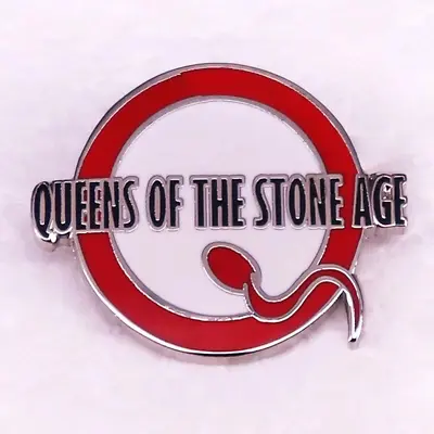 Extremely Rare American Band  Queens Of The Stone Age  (qotsa) Lapel Pin... • $14.95