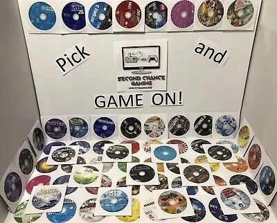 Nintendo Wii Pick And Choose Game Lot - Buy 4 Get 1 Free - Resurfaced -Free Ship • $5.94