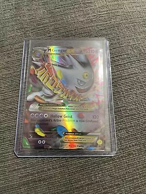 2016 Pokemon XY Promos #XY166 M Gengar EX Holo Black Star Promo • $5