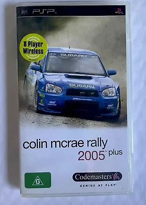 PSP Playstation Portable Game - COLIN MCRAE RALLY 2005 PLUS - Complete • $20