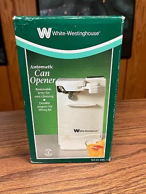 Vintage White Westinghouse Automatic  Wco-105 Can Opener -new In Box • $38