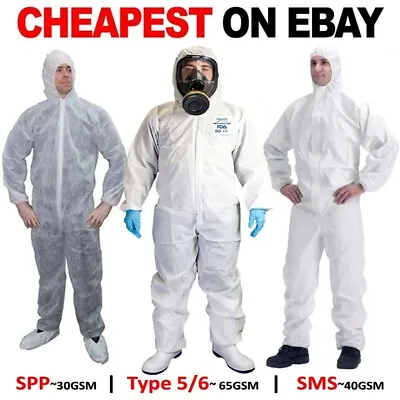 Painting Bodyshop Coveralls (type 6 & 5 Same As Tyvek) Disposable .overall.spray • £2.99