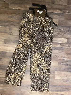 Vintage Columbia Woodland Bibs 3X Insulated Overalls Camo Hunting Shadow Grass • $65