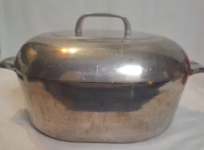 Wagner Ware Sidney O Magnalite 4265-P Oval Roaster & Lid Turkey Pan Dutch Oven • $70