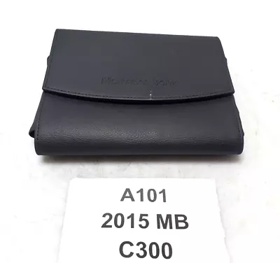 ✅ 2015 OEM Mercedes W205 C300 Owners Manual Maintenance Book Wallet SET • $65.05