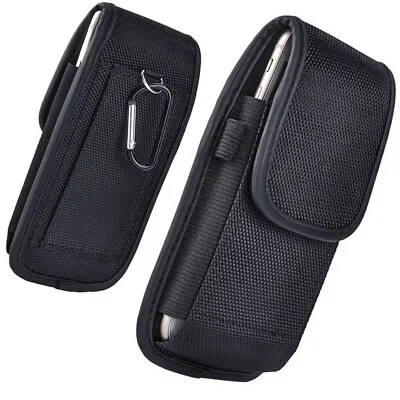 £4.29 • Buy Universal Belt Hook Pouch Bag Nylon Case For All Mobile SmartPhone Cover Holster