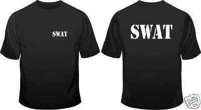 Swat T-Shirt Mens Sniper Special Weapons And Tactics Fancy Dress Cotton Tee • £9.99