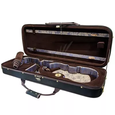 SKY Viola Oblong Case Sturdy Foam Construction W Hygrometers Size15/15.5/16/16.5 • $139.99