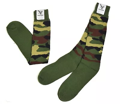 £8.50 • Buy UK9-11 Italian Army 80% Wool Camo Socks Long Length Combat Patrol Military Sock