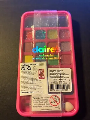  Claire's Accessories Makeup Kit Sparkly Phonecase Palette- BRAND NEW SEALED • £4.98