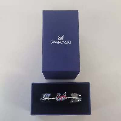 Swarovski Union Jack Swan Bangle [5476639] • £55