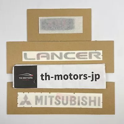 MITSUBISHI Genuine LANCER EVOLUTION EVO3 CE9A Genuine Rear Emblem Decal 3 Set • $102.41