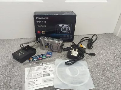 Panasonic LUMIX DMC-TZ18/DMC-ZS8 14.1MP Digital Camera - Silver • £11.50