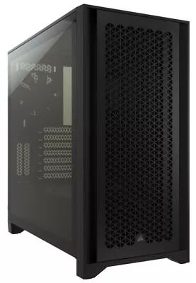 Corsair 4000D Airflow Tempered Glass Mid-Tower - Black • £79.38