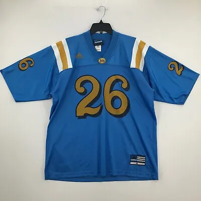 VINTAGE Adidas UCLA Bruins NCAA Football Jersey Mens Medium Blue Gold Nylon Men • $111.11