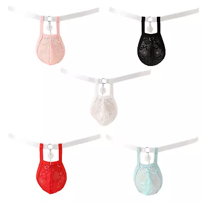 Mens G-string Underpants Thong Clubwear T-back Lace Underwear Exotic Cosplay • $9.20