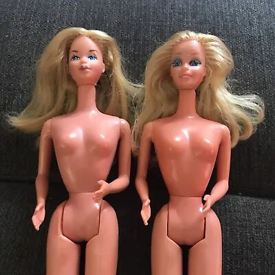 Vintage Kissing Barbie And Winking Barbie Tlc For Restoration/repair • $19