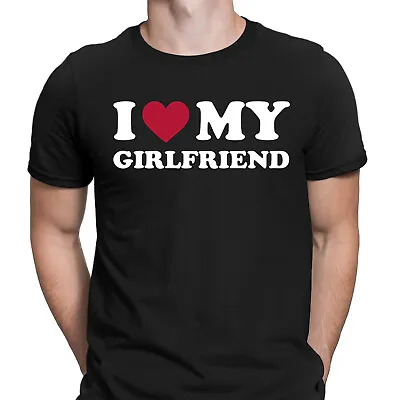 I Love My Girlfriend Boyfriend Gift Slogan Funny Love Mens T-Shirts Tee Top #6ED • £9.99