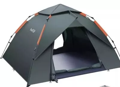 Amflip Camping Tent Automatic 3 Man Person Instant Tent Pop Up Ultralight Dome T • £45