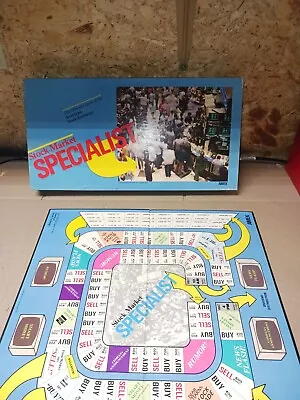 Stock Market Specialist (Hansen Amex 1983) Vintage Board Game 100% Complete. • $19.99