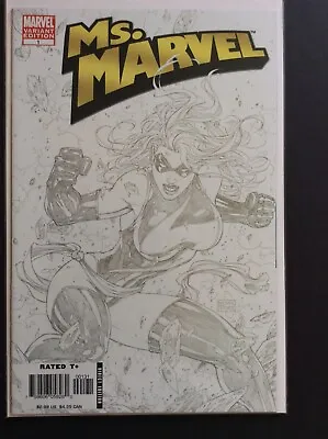 Ms Marvel #1 Michael Turner 1 In 35 Sketch Variant NM Or Better • $104.95