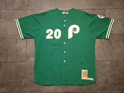 Vintage Authentic Philadelphia Phillies Mike Schmidt Jersey Mitchell Ness 2xl 52 • $399.99