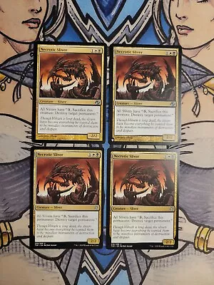 4x Necrotic Sliver - NM/LP/MP Mixed Sets MTG Magic • $2.25