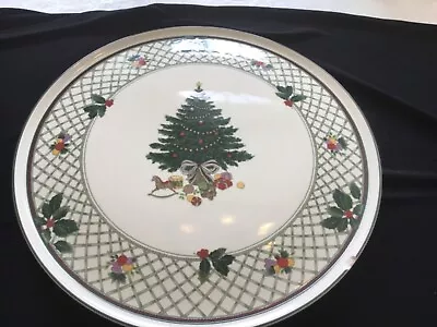 Mikasa Heritage Christmas Story Cake Plate • $24.99