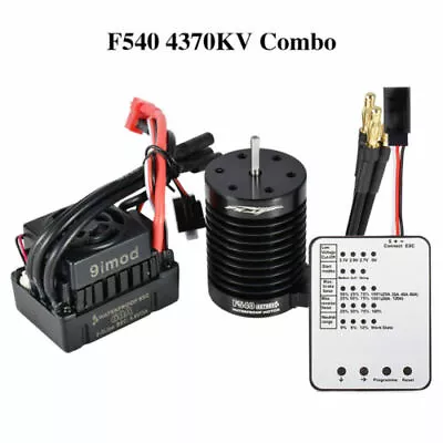 F540-V2 4370KV Brushless Sensorless Motor 3.175mm 60A ESC For 1/10 RC Car Drift • $73.30