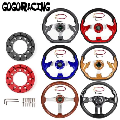 Flat Dish Steering Wheel / Wheel Adapter Plate For Logitech G27 G29 G920 G923 • $32.99