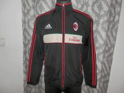 AC Milan 2012 13 Tracksuit  Presentation Jacket Adidas Jersey Football Soccer 34 • £23.88