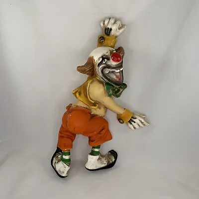 Vintage 1974 Universal Statuary Co. Wall Hanging Clown 614 • $24.95