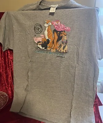 Vtg DISNEY World 'Sinister Cats' Villain Cat Characters T-Shirt Men’s XXL • $9