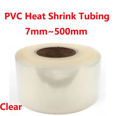 Clear 7-500mm Wide PVC Heat Shrink Tube Wrap Lipo Li-ion NiCd RC Battery Pack  • $124.10